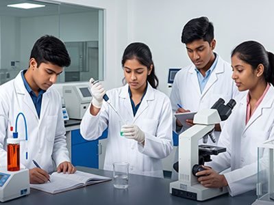 B.Pharm. students