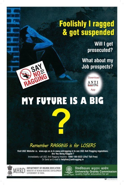 Anti-ragging poster, page 2