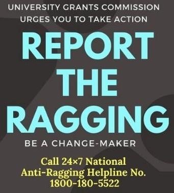Anti-ragging helpline information